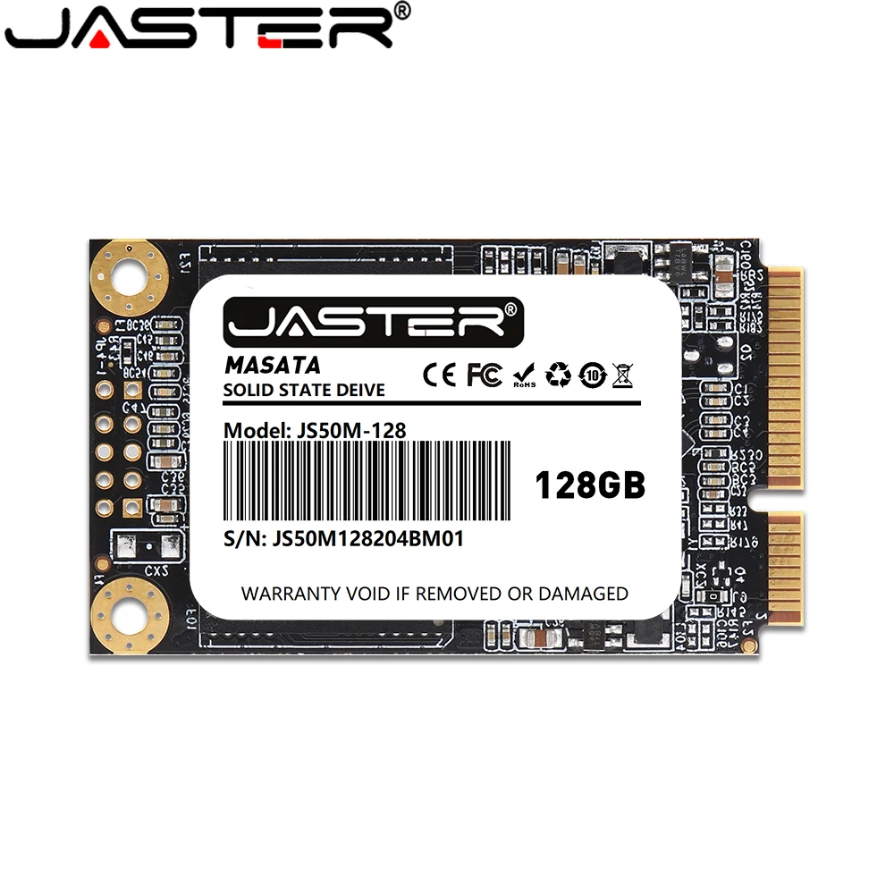 Твердотельный накопитель JASTER JS50M SSD mSATA твердотельный диск SATA III ssd 128 Гб 256 ГБ