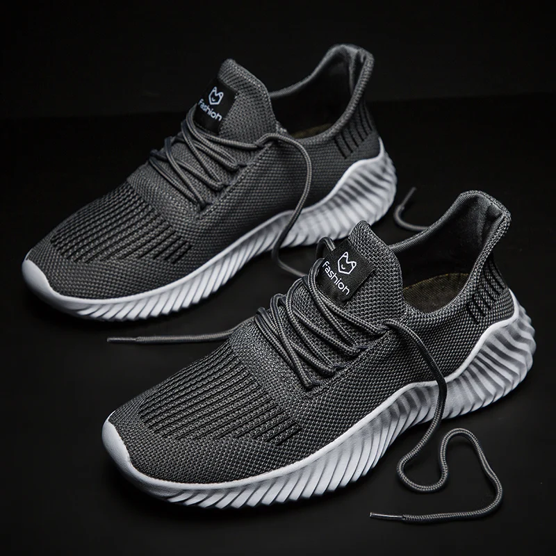 

Hot Sale Breathable Men Casual Shoes Mesh Sneakers Walking Footwear Men Comfortable Lightweight Shoes 2019 New Big Sizes 39-47