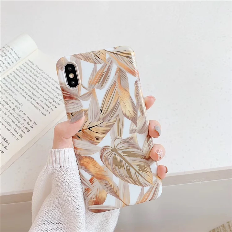 Роскошный чехол для iphone X, XR, XSMAX, с рисунком цветов, гладкая задняя крышка для iphone 6, 7, 8 Plus, задняя крышка
