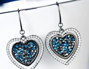

UXN161 Gift temperament studs with Zircon Earrings S925 Silver Earrings