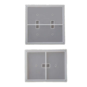 

Handmade 86 Type Switch Socket Panel Silicone Resin Mold Dual USB Wall Sock Mold F3MF