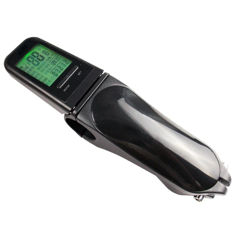

2019 Bicycle Computer Luminous MTB Road Stem With Speedometer Bike LCD Large Screen Wireless Cycling Stopwatch