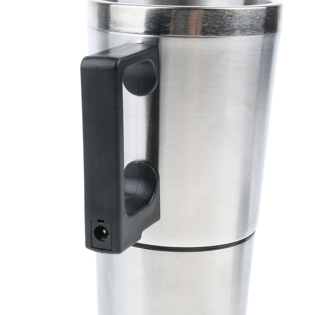 12V In-Car Coffee Maker Tea Pot Bottle Stainless Steel Heating Cup 300ml