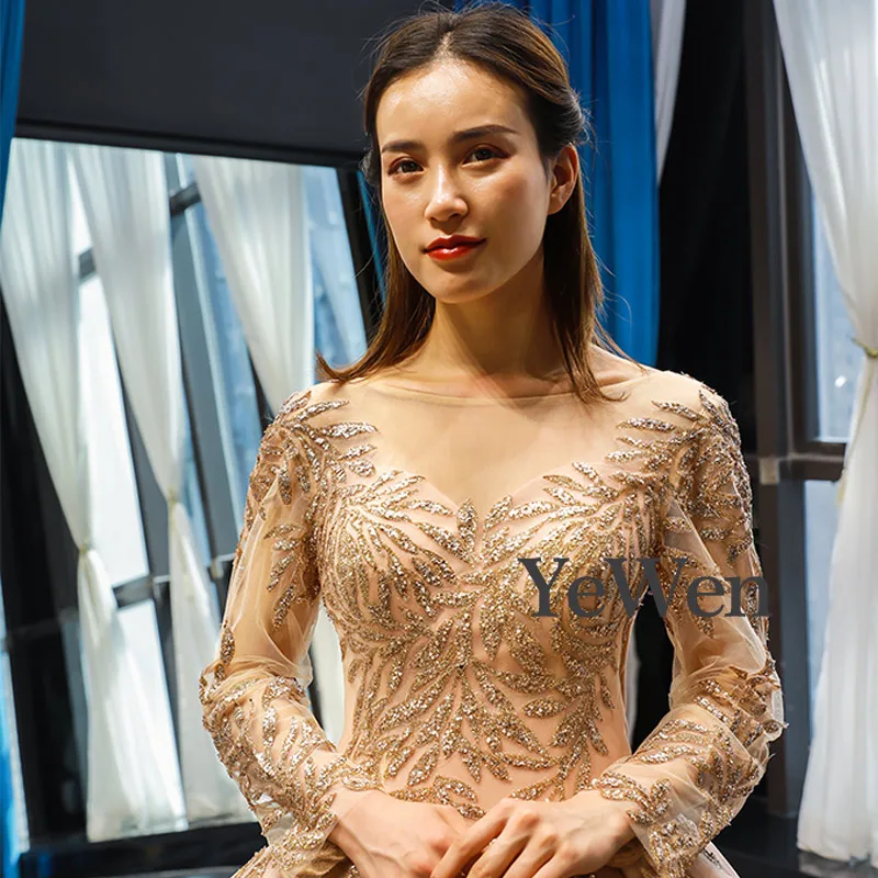 Женское вечернее платье, вечерние платья, вечернее платье, Vestido Largo Fiesta Noche Elegante, вечернее платье с длинным рукавом, 66813