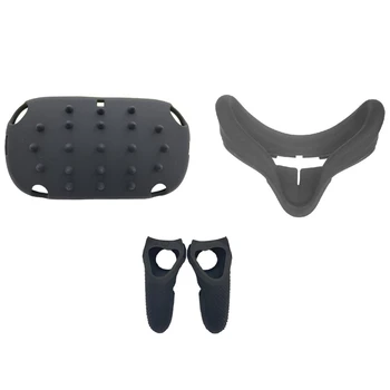 

Silicone Unique Head Cover Eye Face Mask Pad for Oculus Quest VR Controller Grip Cover Shock-Resistant Sweatproof