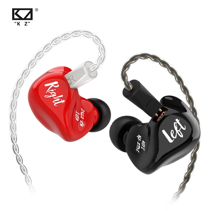 KZ ZS3E Black Earphones Dynamic HIFI Stereo Headset In Ear Monitor Sport Headphone Noise Cancelling Gaming Music ZS3 ZST