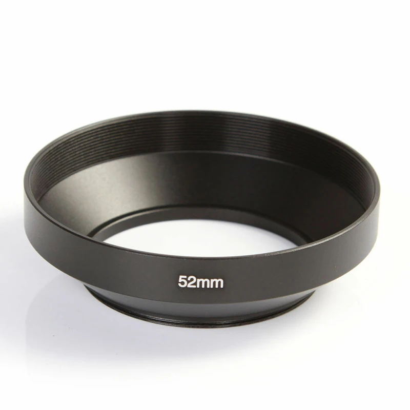 Wide angle metal lens hood 9
