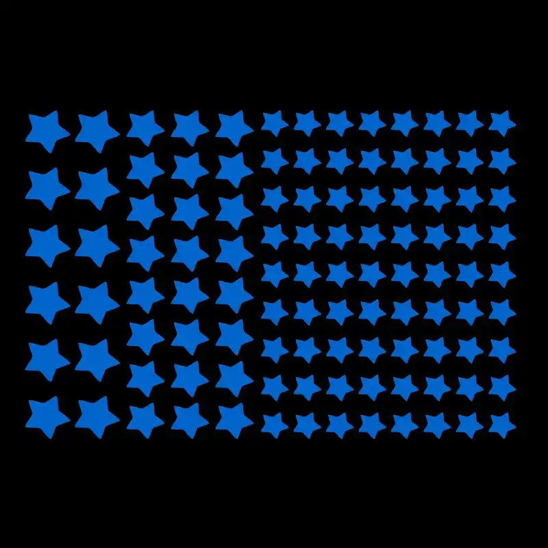 Fluorescent Stars Stickers Luminous Star Stickers Wall Decoration