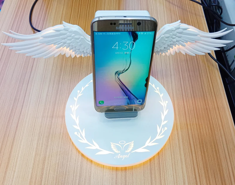 Беспроводное быстрое зарядное устройство Крылья ангела для iPhone 11 PRO MAX для huawei P30 Pro samsung Galaxy Note 9/S10 для Xiaomi 9