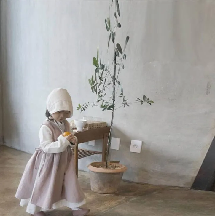 Весна-лето ; льняное платье без рукавов для девочек