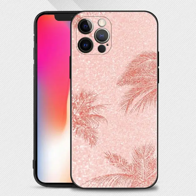 Beautiful Rose Bling Picture Silicone Case For Apple iPhone 13 12 11 Pro Max XS Max XR X 7 8 Plus 13 12 Mini 6S SE 2020 Shell B05