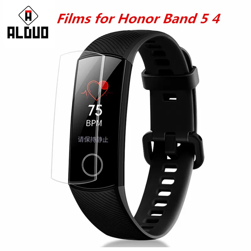 Пленки для huawei honor band 5 4 защита экрана пленка на band4 band5 аксессуары смарт-браслета