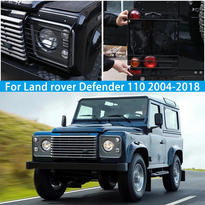 特価】 新品 Land Rover ディフェンダー ステンレス ヘッドライト ガード