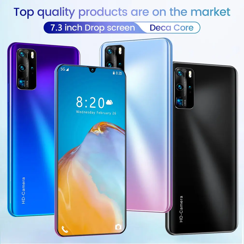 Смартфон P40 Pro 7 3 дюйма 2 + 16 Гб|Подставки и держатели| |