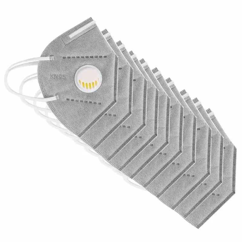 

Fast Shipping 6 Layers Filter KN95 Mask Respirator Valved Face Mask N95 Protection Face Mask FFP3 2 Mouth Cover Pm2.5 Dust Masks