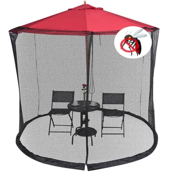 

300x230 CM Anti Mosquito Tent Net Zipper Anti Insect Bug Mesh Net Umbrella Cover Dining Table Sun Canopy Insect Reject Tent