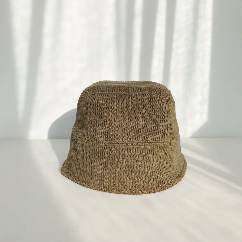 Зимняя Панама для женщин и мужчин, ветрозащитная шерстяная теплая Осенняя женская шапка для рыбалки Gorros - Цвет: light tan