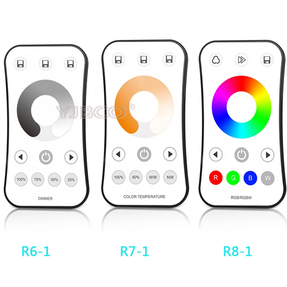 2.4G RF wireless LED Touch Remote Control dimmer 1CH 2CH 3CH led controller for Single Color /Color temperature/RGB led strip 2.4G RF wireless LED Touch Remote Control dimmer 1CH 2CH 3CH led controller for Single Color /Color temperature/RGB led strip