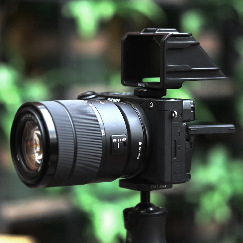 UURig Selfie Flip Screen For Sony A6000 A6300 A6500 A72 A73 Canon EOS Panasonic GX85 Nikon Periscope Solution Mirrorless Camera