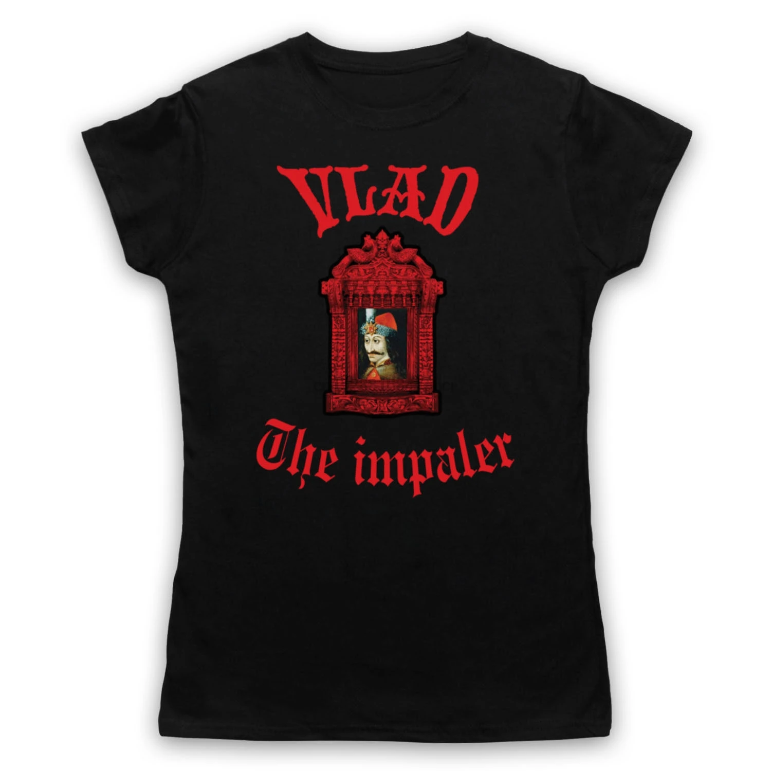 VLAD THE IMPALER DRACULA VAMPIRE/неформальная ужасная футболка для взрослых Крутая