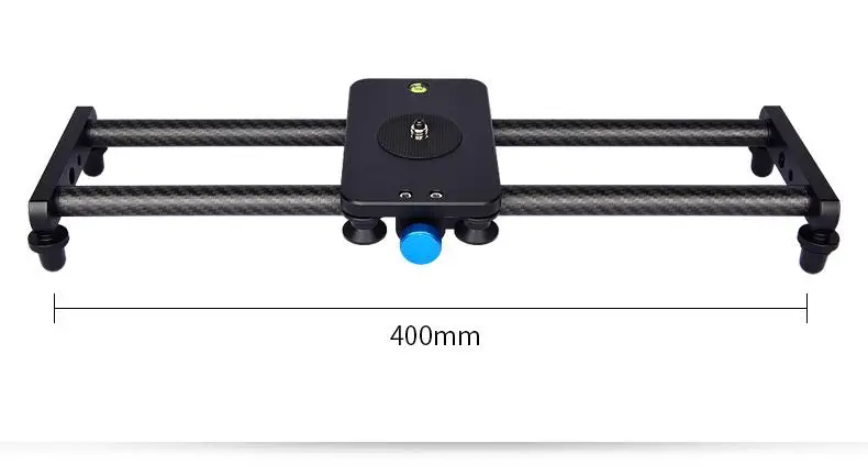 Портативная камера рекордер Бесшумная направляющая из углеродного волокна 40 см слайдер Долли с 4 роликовыми подшипниками видео фото r60