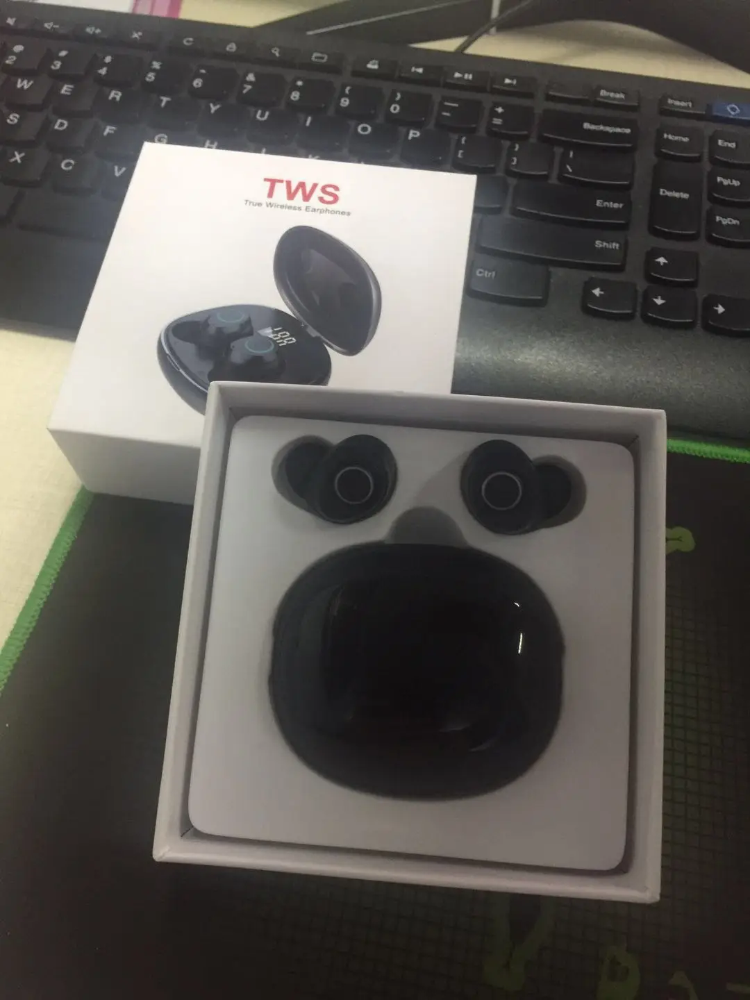 True Wireless Bluetooth Headset Human Physics Design Portable Sports Mini Headse Power Bank Wireless Music Bluetooth Headset