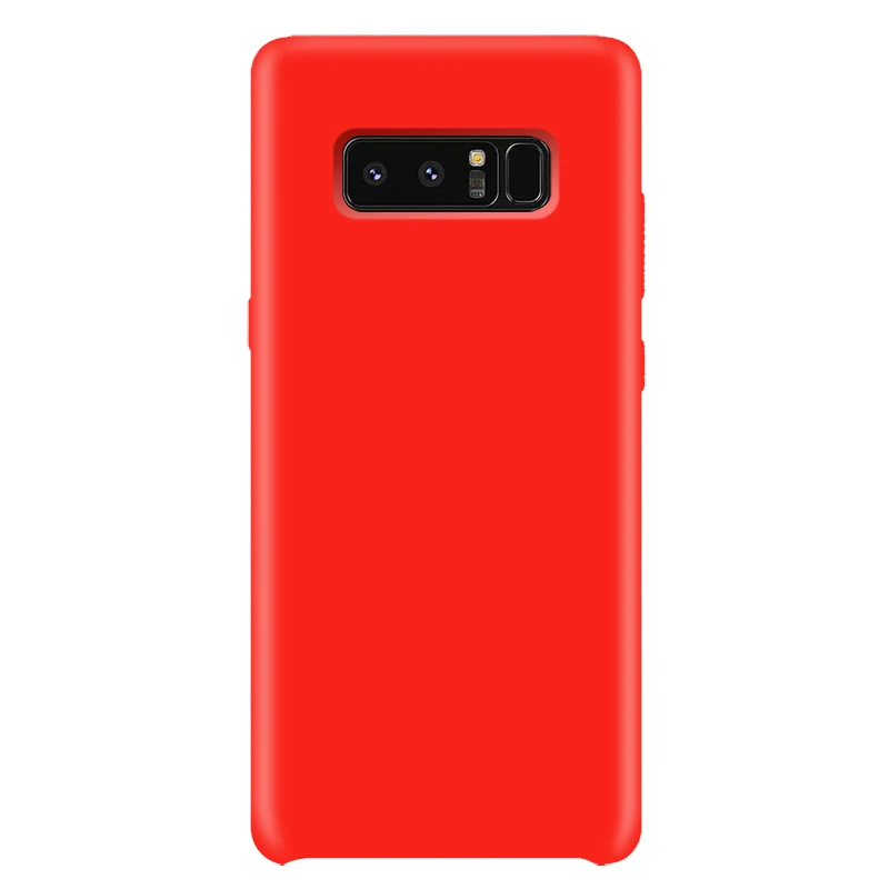 Для samsung Note 8 чехол мягкий силиконовый защитный чехол для samsung Galaxy Note 8 9 10 pro чехол задняя крышка - Цвет: Красный