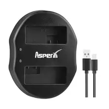 AsperX 1pc LP-E8 LPE8 LP E8 USB Dual Charger Battery Bateria Charger for Canon EOS 550D 600D 650D 700D X4 X5 X6i X7i T2i T3i