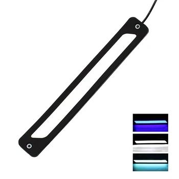 

Vehicle Light Running Brake Strip Side Marker License Car Black LED DRL