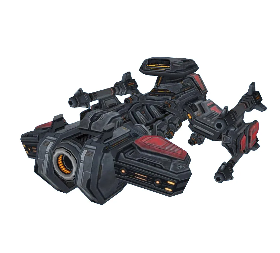 Звездный Корабль Terran линкор 3D бумажная модель космический корабль с детальными