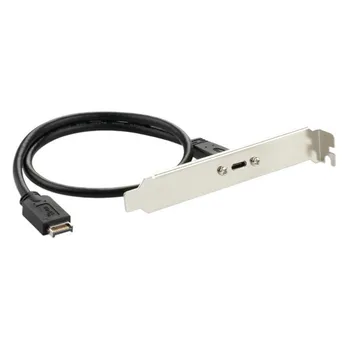 

3.1 TYPE-E TO TYPE-CF 0.5m; Computer motherboard cable USB3.1 TYPE-E TO TYPE-CF front baffle cable 10gbps high speed 0.5m;