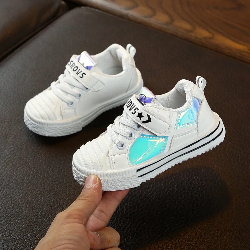 

Spring New Children Shoes Fashion Kids Soft Bottom PU Leather Sport Sneakers Baby Autumn Non-slip Toddler Shoes