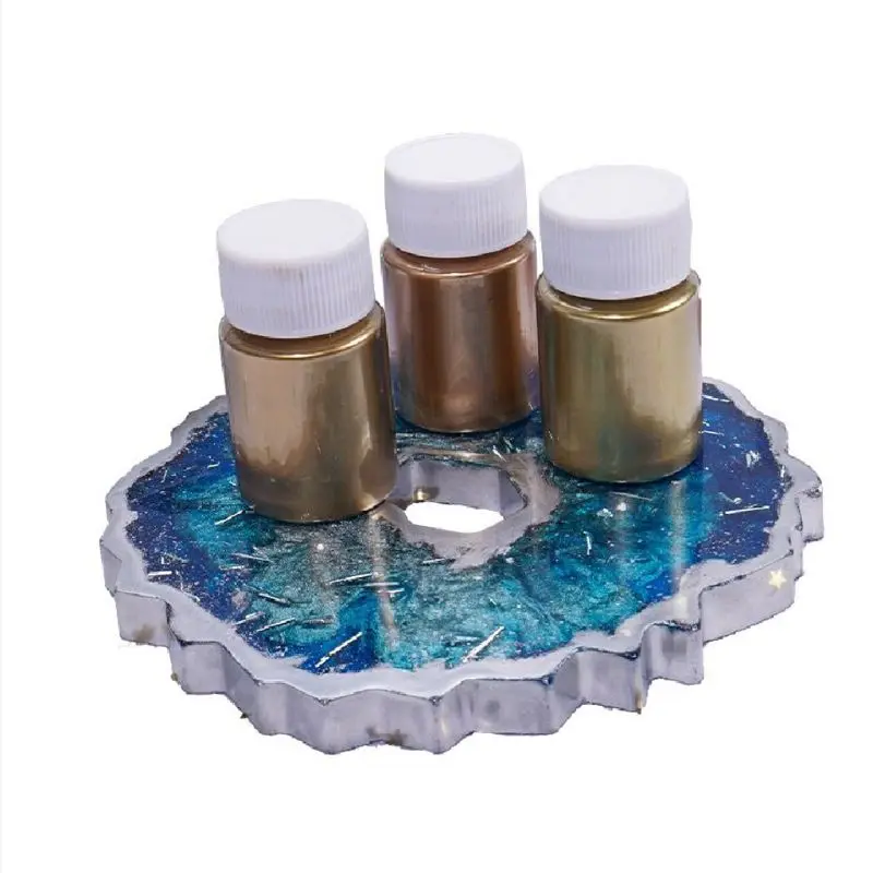 Copper Metallic Dye Powder Resin Pigment Jewelescent Metal Tones Mica Pearl Powder Pigment Paint Epoxy Resin Soap Making