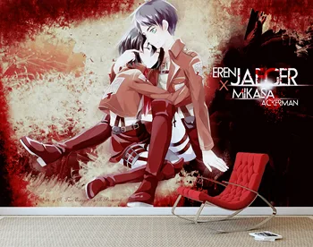 

[Self-Adhesive] 3D Attack On Titan 0862003 Japan Anime Wall Paper mural Wall Print Decal Wall Murals