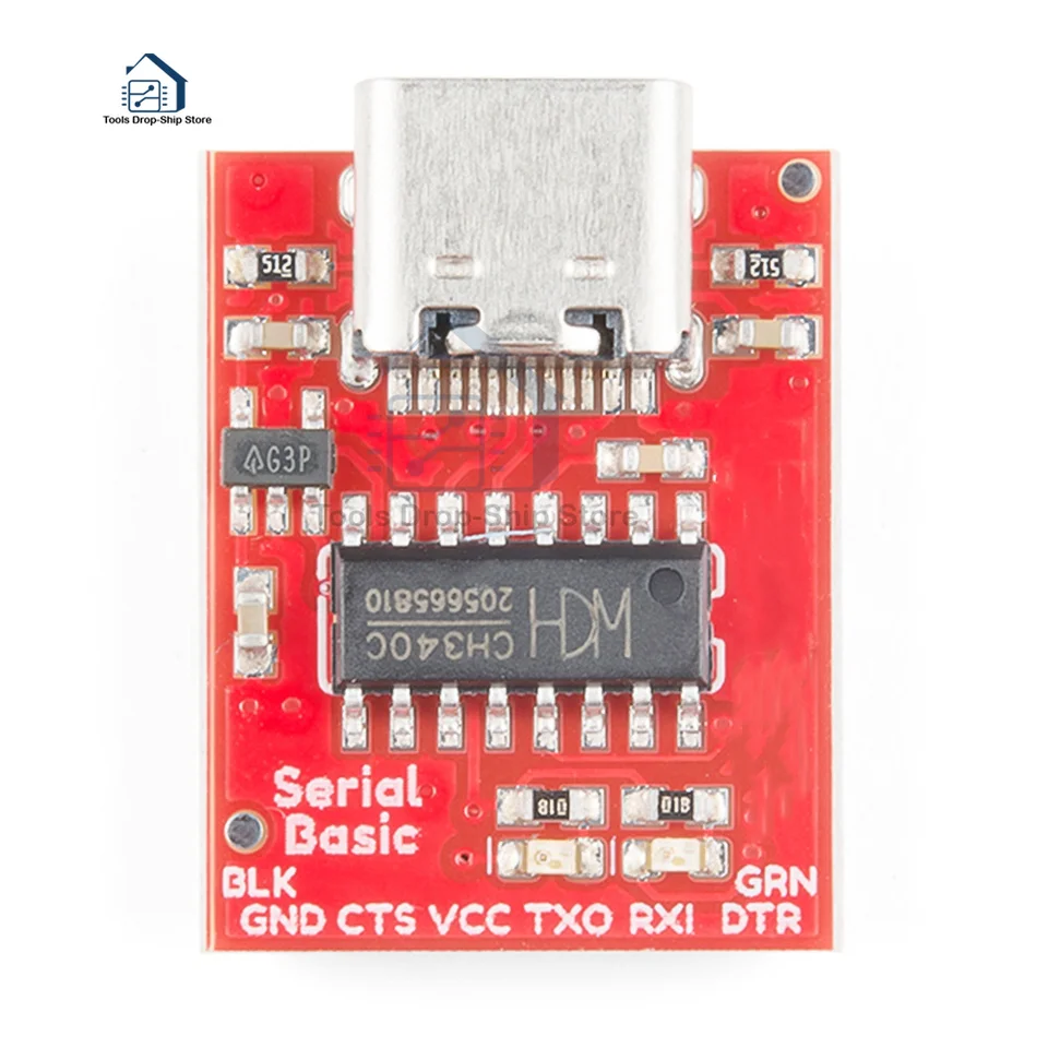 iHaospace Type C to TTL serial port CH340C module CH340 USB bus