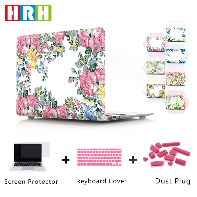 HRHBeautifulFlowerPCHardPlasticCaseLaptopShellCaseForMacbook
