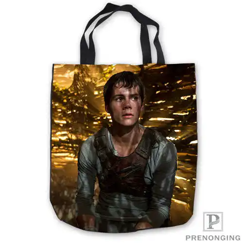 Пользовательские холст лабиринт runner1 ToteBags ручная сумка для покупок Повседневная