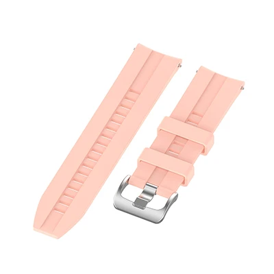 Ремешок 22 мм для Xiaomi Huami Amazfit GTR 47 мм ремешок для часов Wirstband Silione браслет для Amazfit Pace/Amazfit slatos 2/2S ремешок - Цвет: Pink