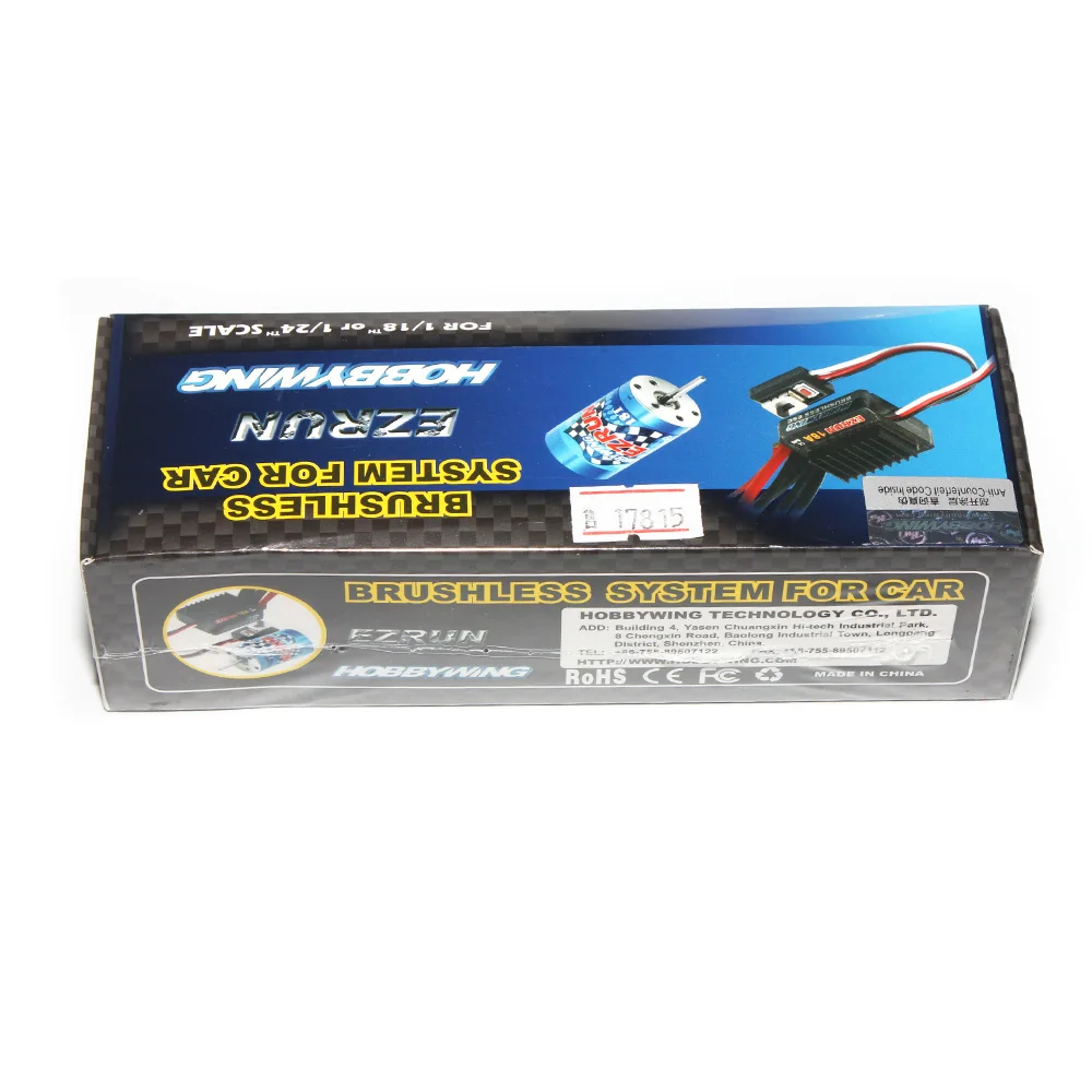 

Hot F17815/6 Hobbywing EZRUN 2030 Senseless 12T / 18T 7800KV / 5200 KV Brushless Motor for 1/18 1/16RC Car