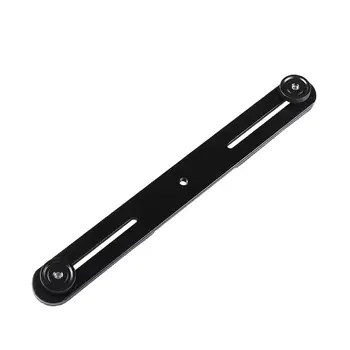 

Universal Dual Flash Bracket Holder with 2 1/4" Adapter Screws for Studio Tripod Light Stand Digital SLR Camera with 1/4" Screw