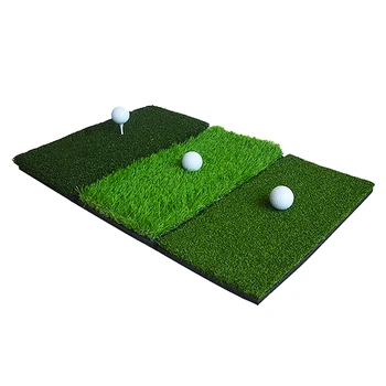 

61X43cm Golf Practice Mat Artificial Lawn Nylon Grass Rubber Tee Backyard Outdoor Golf Hitting Mat Durable Training Pad