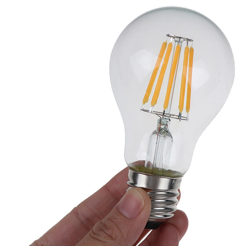 

Retro A60 2w 4w 6w 8w 10w High Power LED LED Filament Light E27 Glass Ball AC 220V-240V Globe Lighting Indoor Living Room