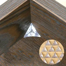 50 шт треугольник пылезащитный угловой ящик пылезащитный ПВХ коврик предотвращает накопление пыли для шкафа шкаф мебель мертвый угол