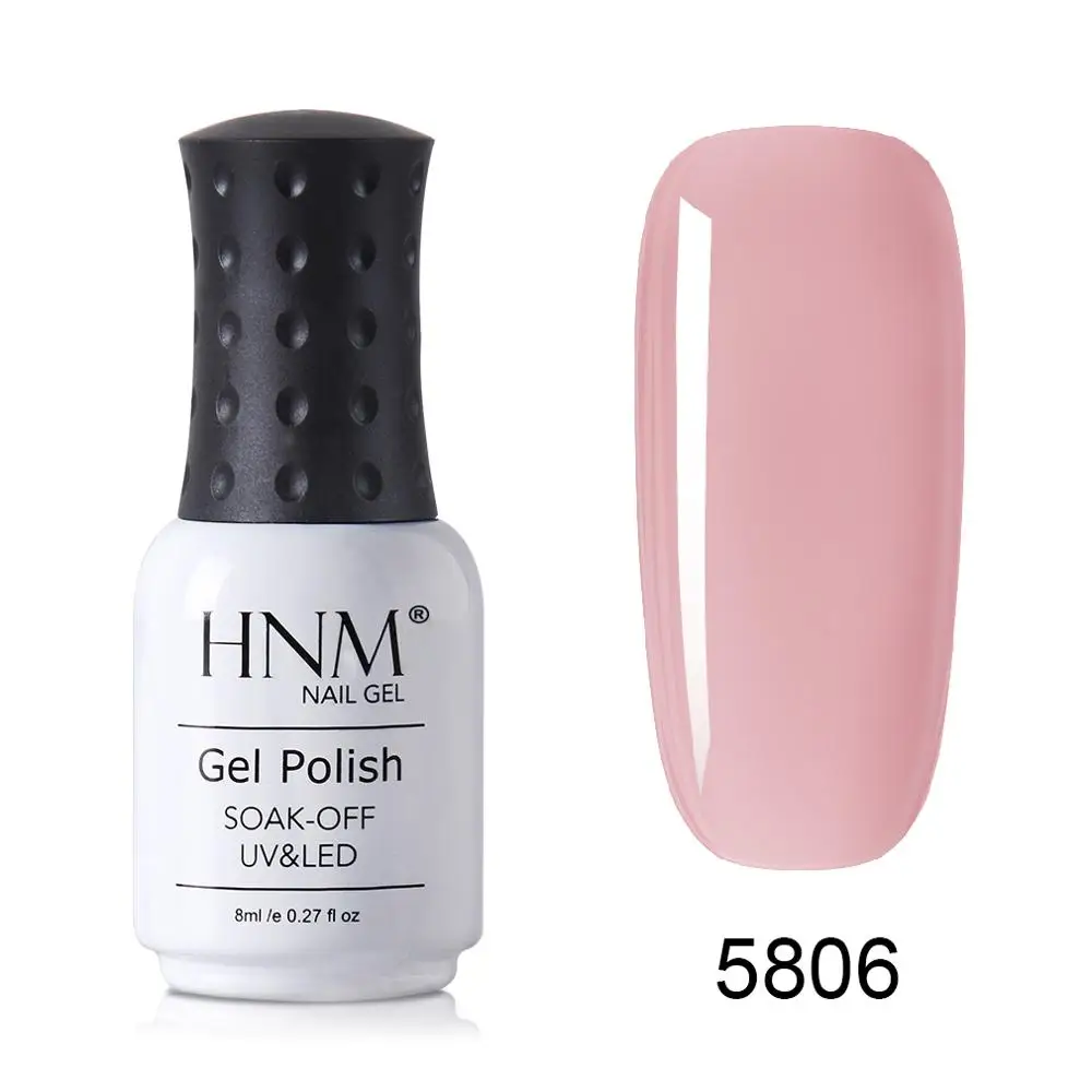HNM 8 мл ледниковый черный уф-гель для ногтей Narl Art Soak Off гибридный лак светодиодный полуперманентная краска лаковая эмаль - Цвет: 5806