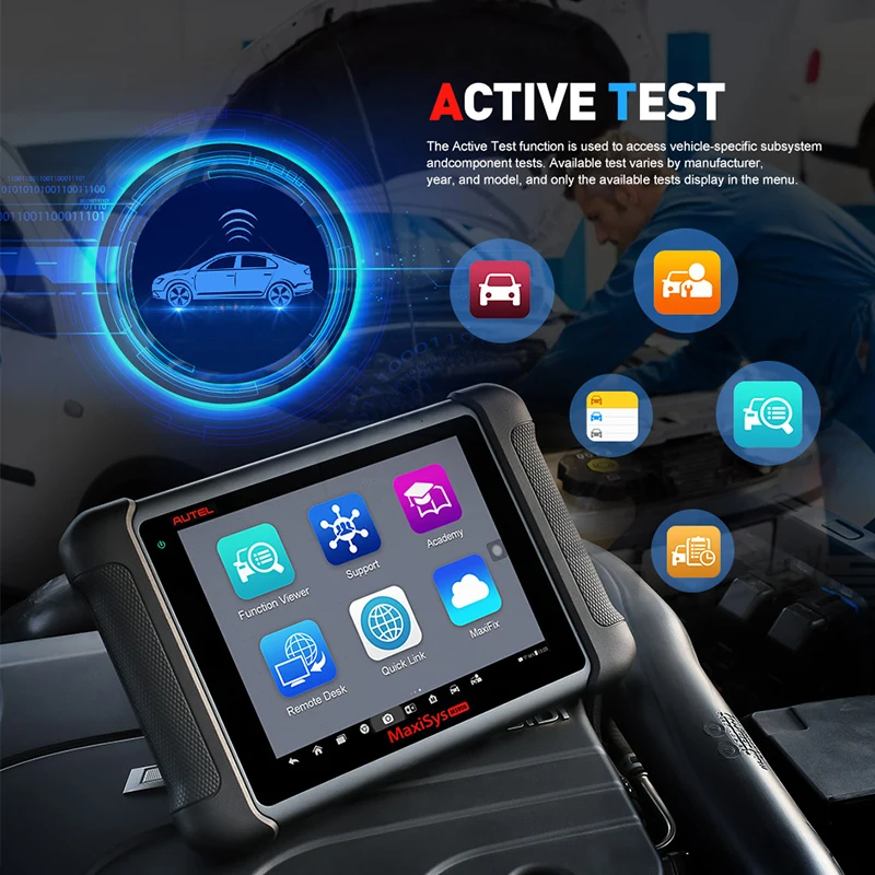 Autel MaxiSys MS906 OBD2 сканер для автомобиля диагностический ключ Программируемый