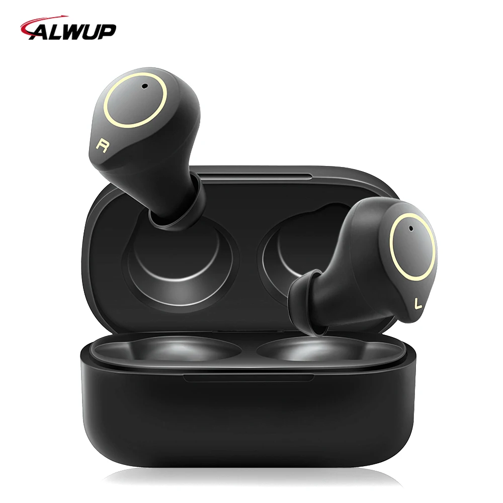 ALWUP Bluetooth наушники HIFI aptX IPX7 Беспроводные с сенсорным управлением беспроводные 5 0