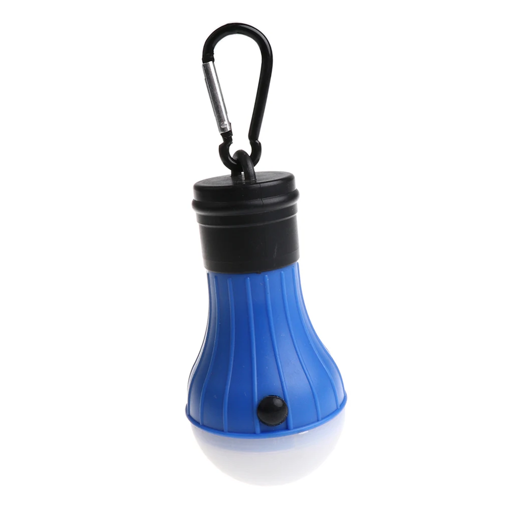 Outdoor Camping Lantern Cabin Canopy Tent Lamp Light Bulb with Hang Hook Buckle - 6 Colors