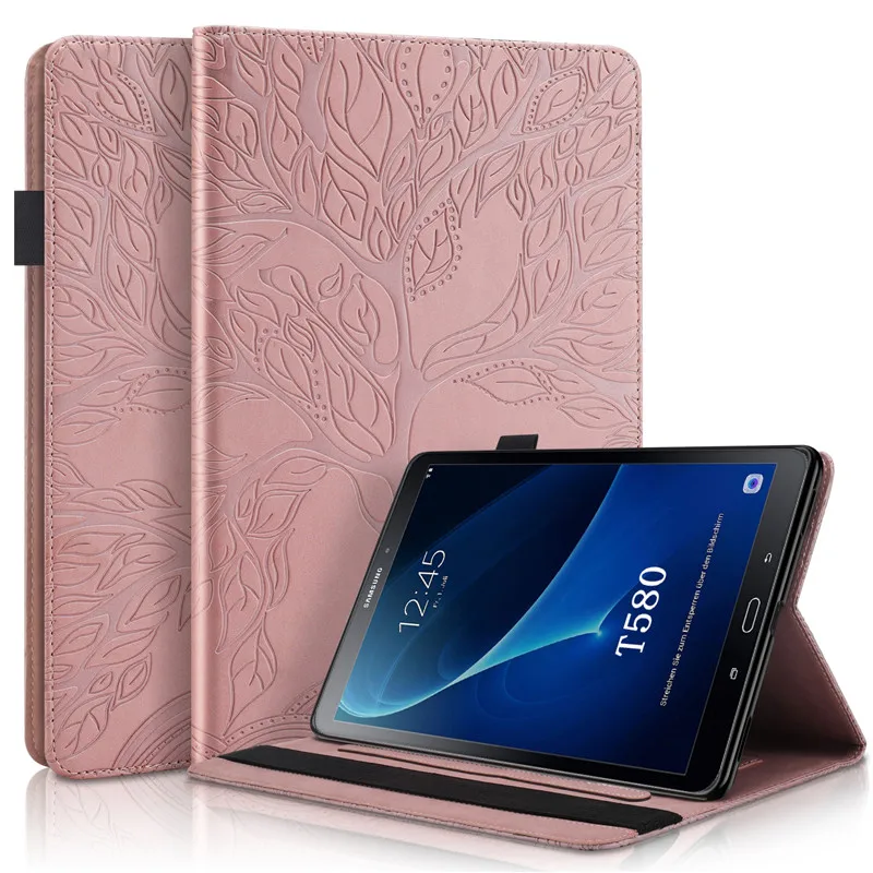 coque en cuir gaufré pour tablette étui pour galaxy tab tab horizon