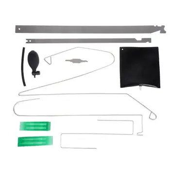 

Car Door Lock Out Emergency Open Unlock Key Tools Kit + Black Air Pump Universal