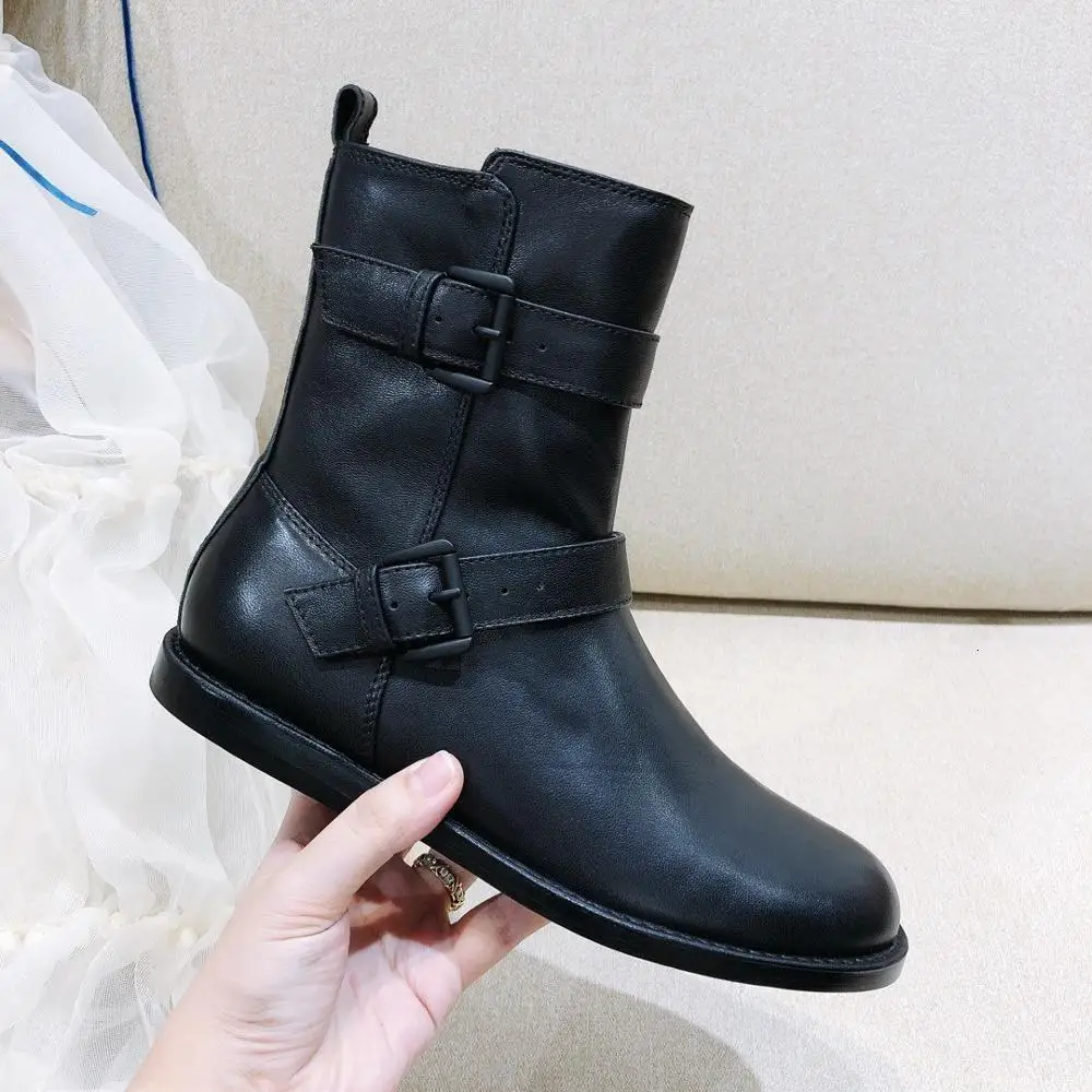 

BELLECOM Fall New Star Suede Fine-heeled Mid-boot Tip High-heeled Women's winter high heel Boots for women